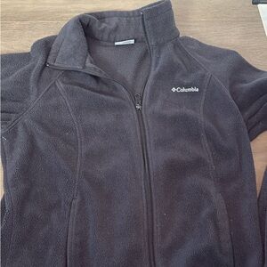 Columbia Black Benton Springs Fleece Outerwear Size M